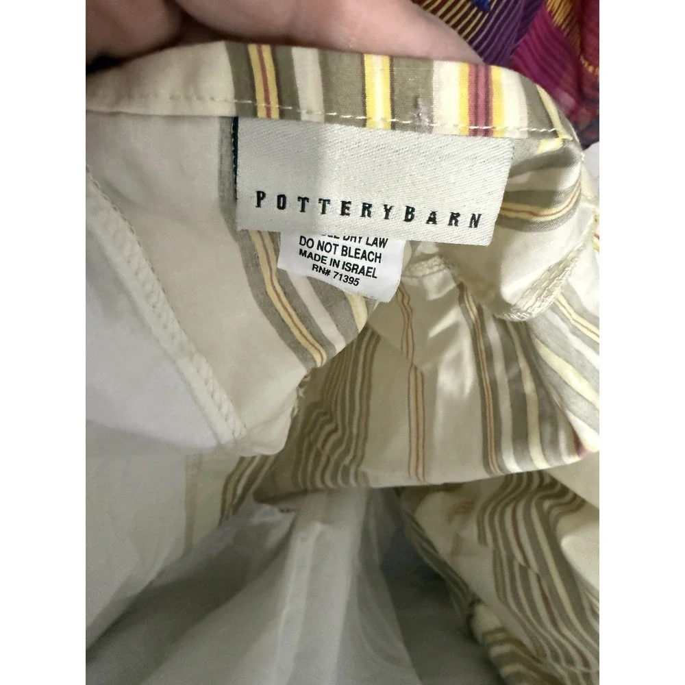 Pottery Barn Rosalie Reversible Floral Duvet Cover + Bed Skirt Full/Queen 84x84